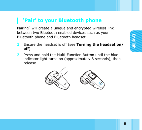 Samsung Wep200 Bluetooth Headset User Manual